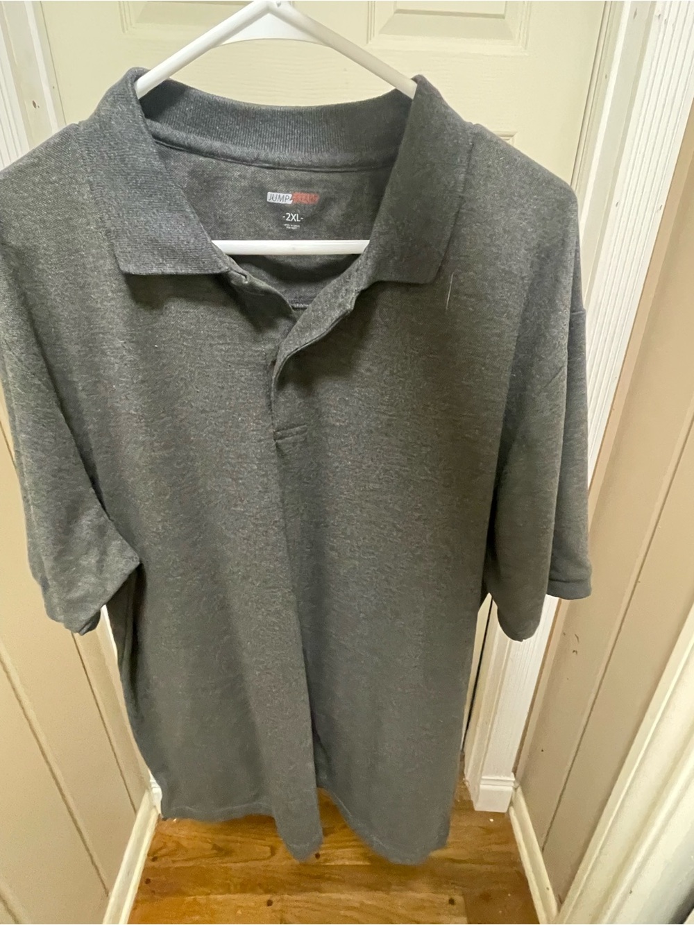 BumpStart Men's Heather Charcoal Polo